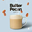 Butter Pecan Latte (hot)
